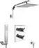 PaulGurkes Dusch-Set mit Thermostat, Unterputz-Regendusche