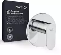 Kludi X1 Unterputz-Brause-Einhandmischer, Badarmaturen, 327550575, chrom