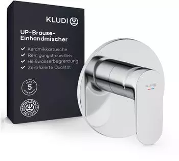 Kludi X1 Unterputz-Brause-Einhebelmischer Feinbau-Set chrom (327550575)