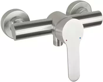 Deante Neo Lupo Duscharmatur Wandmontage, gebürsteter Stahl (BLUF40M)