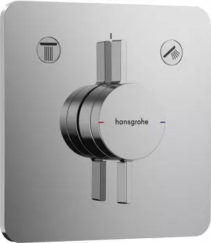 Hansgrohe DuoTurn Q Unterputzmischer f&uuml;r 2 Verbraucher (75414340)