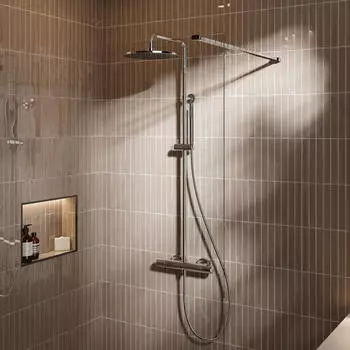 Ideal Standard Ceratherm T25 M Aufputz-Duschsystem mit Thermostat (A8489AA)