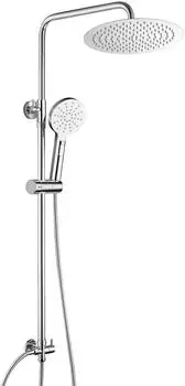 JOHO Duschset Regendusche Edelstahl, Kopfbrause Ø20cm, chrom