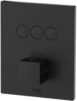Kronenbach Smart Push Thermostat Unterputz, 3 Verbraucher, eckig (19046003SM)