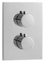 Herzbach LIVING Thermostat-Farbset 3 Verbraucher, Badarmaturen, 11.503055.3.01, chrom