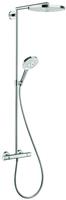hansgrohe Raindance Select S 240 2jet Showerpipe, Badarmaturen, 27129400, wei&szlig;/chrom