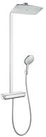 Hansgrohe Raindance Select E - Duschs&auml;ule mit Thermostatbatterie 36 cm, wei&szlig; /