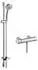 Hansgrohe Croma 100 Brausesystem Aufputz Multi mit Ecostat Comfort Thermostat und Brausestange (2708)
