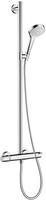 hansgrohe Croma Select S Multi SemiPipe mit Thermostatarmatur, Badarmaturen,