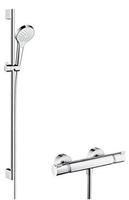 Hansgrohe 27014400, hansgrohe Croma Select S Aufputz-Duscharmatur mit Thermostat,