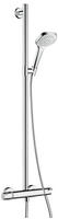 Hansgrohe Croma Select E Multi SemiPipe - Chrom/Wei&szlig;