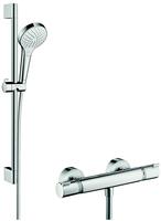 Hansgrohe 27013400, hansgrohe Croma Select S Aufputz-Duscharmatur mit Thermostat,