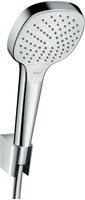 Handbrause-Set Hansgrohe Croma/Select E Vario/Porter, Schlauch 1250 mm, wei&szlig;/chrom -
