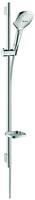 Hansgrohe - Raindance Select E - Brausegarnitur 120, 3 Strahlen, Wei&szlig; / Verchromt