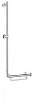 Hansgrohe 26403400, Hansgrohe Unica Brausestange Comfort 110 cm links, wei&szlig;/chrom