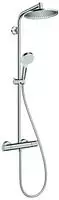 Hansgrohe Crometta S Showerpipe 240 1jet mit Thermostat - Chrom - 27267000 Hansgrohe Crometta S Showerpipe 240 1jet mit Thermostat - Chrom - 27267000
