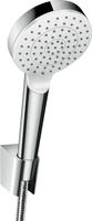 Hansgrohe - Crometta - Brausegarnitur 1jet, Mit Halter Porter, 125 Cm, Wei&szlig; /