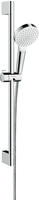 hansgrohe Crometta 1jet Brauseset 26554400 weiss chrom, green 6 l/min, 65 cm Stange