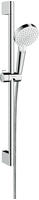 Hansgrohe Crometta - Brauseset, 2 Strahlarten, Stange Und Schlauch, Ecosmart 9 L/min,