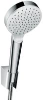 hansgrohe Crometta EcoSmart 1jet Porter Set 125 cm, Badarmaturen, 26568400,