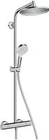 Hansgrohe Crometta S Showerpipe 240 1jet EcoSmart mit Thermostat - Chrom -...