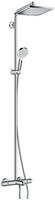 hansgrohe Crometta E 240 1jet Showerpipe Wanne, Badarmaturen, 27298000, chrom