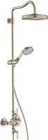 hansgrohe Axor Montreux Showerpipe 16572820 mit Thermostat, Kopfbrause 240 1jet,