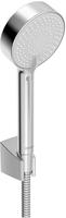 Hansa - Basicjet - Set Brause, Halter Und Schlauch, 3 Strahlarten, Eco, Chrom