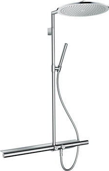 Axor ShowerSolutions Showerpipe mit Thermostat 800 und Kopfbrause 350 1jet Brushed Nickel (27984820)