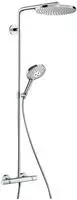 Hansgrohe Raindance Select S - Duschs&auml;ule mit Thermostatbatterie Showerpipe 240 1jet
