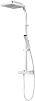 Schulte Duschmaster Rain Ii D9635 Mit Thermostat, Kopfbrause Eckig