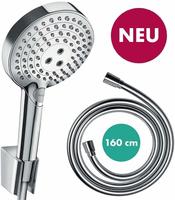 hansgrohe Raindance Select S Brausehalterset 120 3jet P mit Brauseschlauch 160 cm,