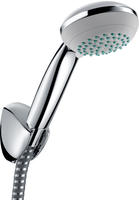 Hansgrohe Crometta 85 Variojet Handbrause Porter'c Brausehalter Set 1,60m - Chrom