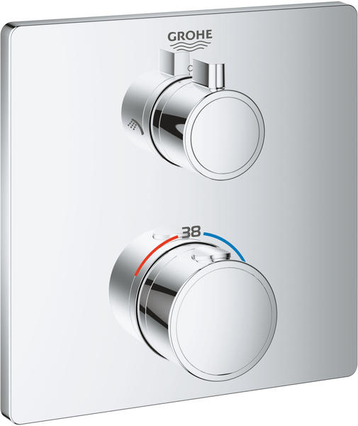 GROHE Grohtherm Thermostat-Brausebatterie mit integrierter 2-Wege-Umstellung (24079000)