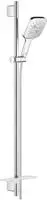 Grohe Rainshower Smartactive Cube - Brausestangenset 130, 3 Strahlarten, 90 Cm Stange