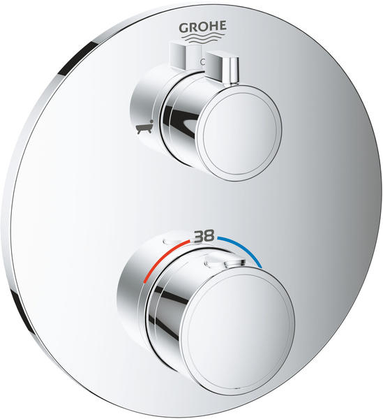 GROHE Grohtherm Thermostat-Wannenbatterie chrom (24077000)