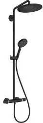 Hansgrohe Croma Select S 280 Air 1jet Showerpipe schwarz matt (26890670)