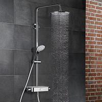 HSK AquaSwitch RS 200 Thermostat Shower-Set mit Kopfbrause flach, 1001900-KB4-07