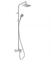 hansgrohe Vernis Shape Duschsystem 230 1 jet EcoSmart mit Wannenthermostat,