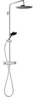 Dornbracht Showerpipe mit Brause-Thermostat Kopfbrause 300mm schwarz matt (3446097933)