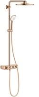 Grohe Duschsystem 26507DA0 warm sunset, mit AP-Thermostat, Duscharm 45cm...