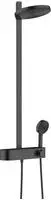 Hansgrohe 24241670, Hansgrohe Pulsify Showerpipe 2jet mit EcoSmart schwarz matt