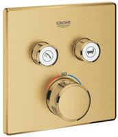 GROHE Grohtherm SmartControl Thermostat Fertigmontageset mit 2 Absperrventilen,