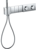 hansgrohe Fertigmotageset Sel. Axor Edge UP-Thermostat, 3 Verbr., Diamantschl., chr