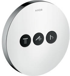 Axor ShowerSelect Ventil Unterputz rund für 3 Verbraucher Brushed Nickel (36727820)