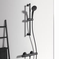 Brausekombination Idealra 1-funktion-handbrause 100 Mm Silk Black - Ideal Standard
