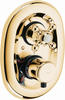 1926 UP-Thermostatarmatur UP-Feinbau-Set mit Absperrventil, vergoldet