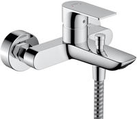 hansgrohe Rebris E Einhebel-Wannenarmatur Aufputz, Badarmaturen, 72450000, chrom