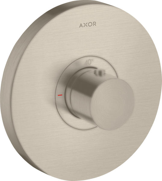 Axor ShowerSelect Round Thermostat brushed nickel (36721820)