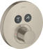 Axor ShowerSelect Thermostat Unterputz rund für 2 Verbraucher Brushed Nickel (36723820)